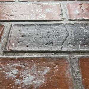 Digitally printed brick wall texture