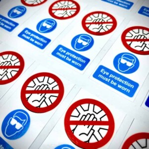 Printed Warning Stickers